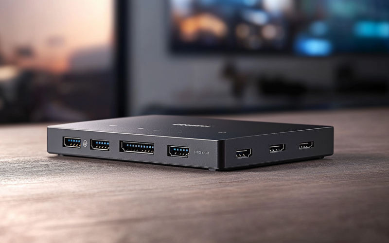Insignia 3-Port Hdmi Switch With 4k 60hz And Hdr Pass-Through